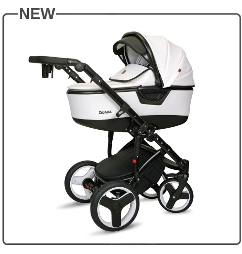 Otroški voziček CoTo Baby Quara 3v1 - WHITE ECO