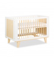 Posteljica za dojenčka Klups LYDIA bela (120 x 60 cm)