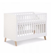 Posteljica za dojenčka Klups NOAH bela (120 x 60 cm)