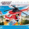 Gasilski helikopter, 300 kock za sestavljanje, cobi
