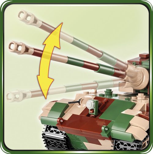 Tank panzer vi tiger 2 "konigstiger", 1000 kock za sestavljanje, cobi