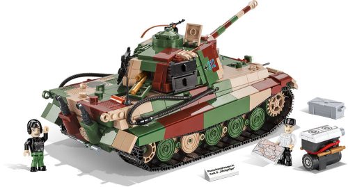 Tank panzer vi tiger 2 "konigstiger", 1000 kock za sestavljanje, cobi