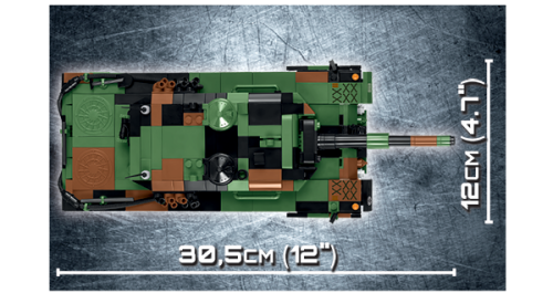 Tank leopard 2 a4, 864 kock za sestavljanje, cobi