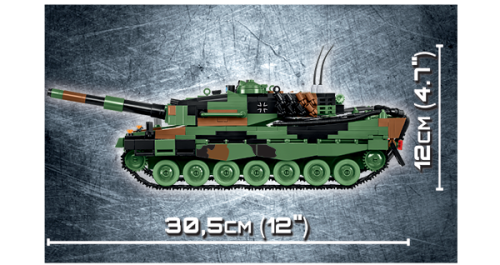 Tank leopard 2 a4, 864 kock za sestavljanje, cobi