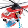 Gasilski helikopter, 300 kock za sestavljanje, cobi