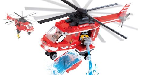 Gasilski helikopter, 300 kock za sestavljanje, cobi