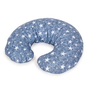 Blazina za dojenje Ceba Baby PHYSIO Mini Denim style Stars modra
