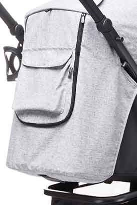 Otroški voziček 4Baby Moody new collection - black