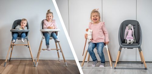 Stolček za hranjenje Espiro Sense 4v1 onyx črn