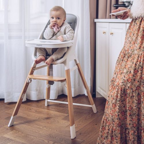 Stolček za hranjenje Espiro Sense 4v1 onyx črn