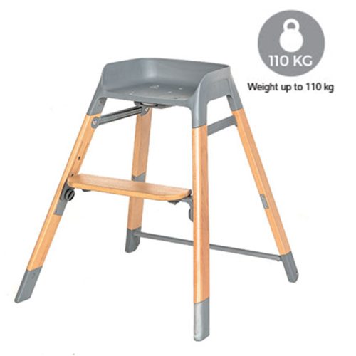 Stolček za hranjenje Espiro Sense 4v1 onyx črn