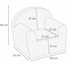 Otroški fotelj Albero Mio žametna Koala