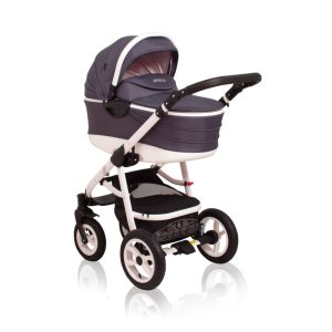 Otroški voziček CoTo Baby Aprilia 3v1 - temno siv