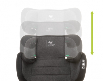 Avtosedež 4Baby Euro-Fix 105-150cm (15-36 kg) - siv