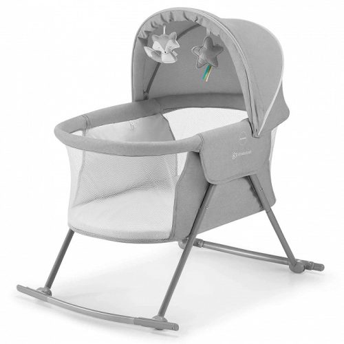 Zibelka za dojenčka Kinderkraft LOVI siva 3v1