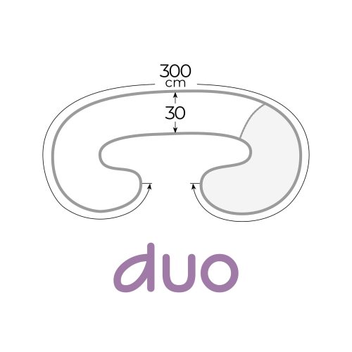 Večnamenska blazina za nosečnice Ceba Baby PHYSIO Duo Circles-pink