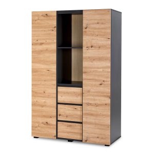 Otroška omara LittleSky Dalia antracit-hrast